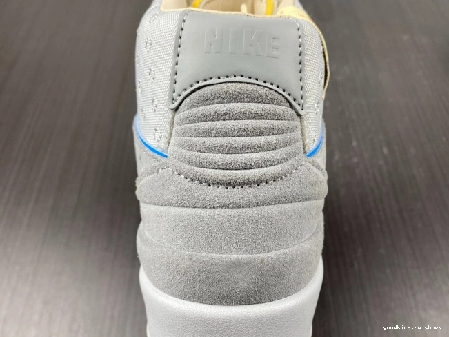 Retro DN3802-001 Jordan 2 Fog Grey Union 0710